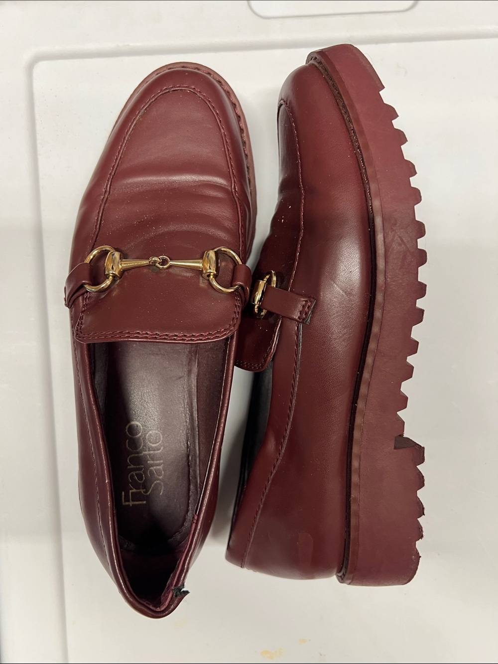 Franco Sarto / Lug Sole / Horsebit Loafer size 6